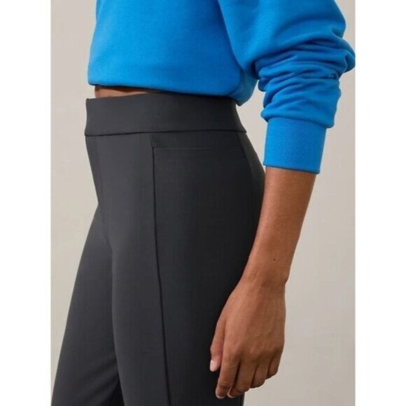 Athleta Size 4P Petite Stellar Mid Rise Slim Pant in Black Sand - Picture 3 of 11